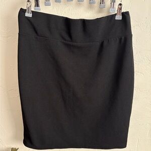 SHEIN Curve Black Stretch Skirt | Size 2XL